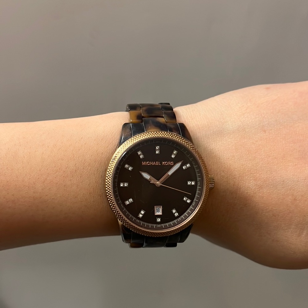 Michael Kors Tortoise Watch